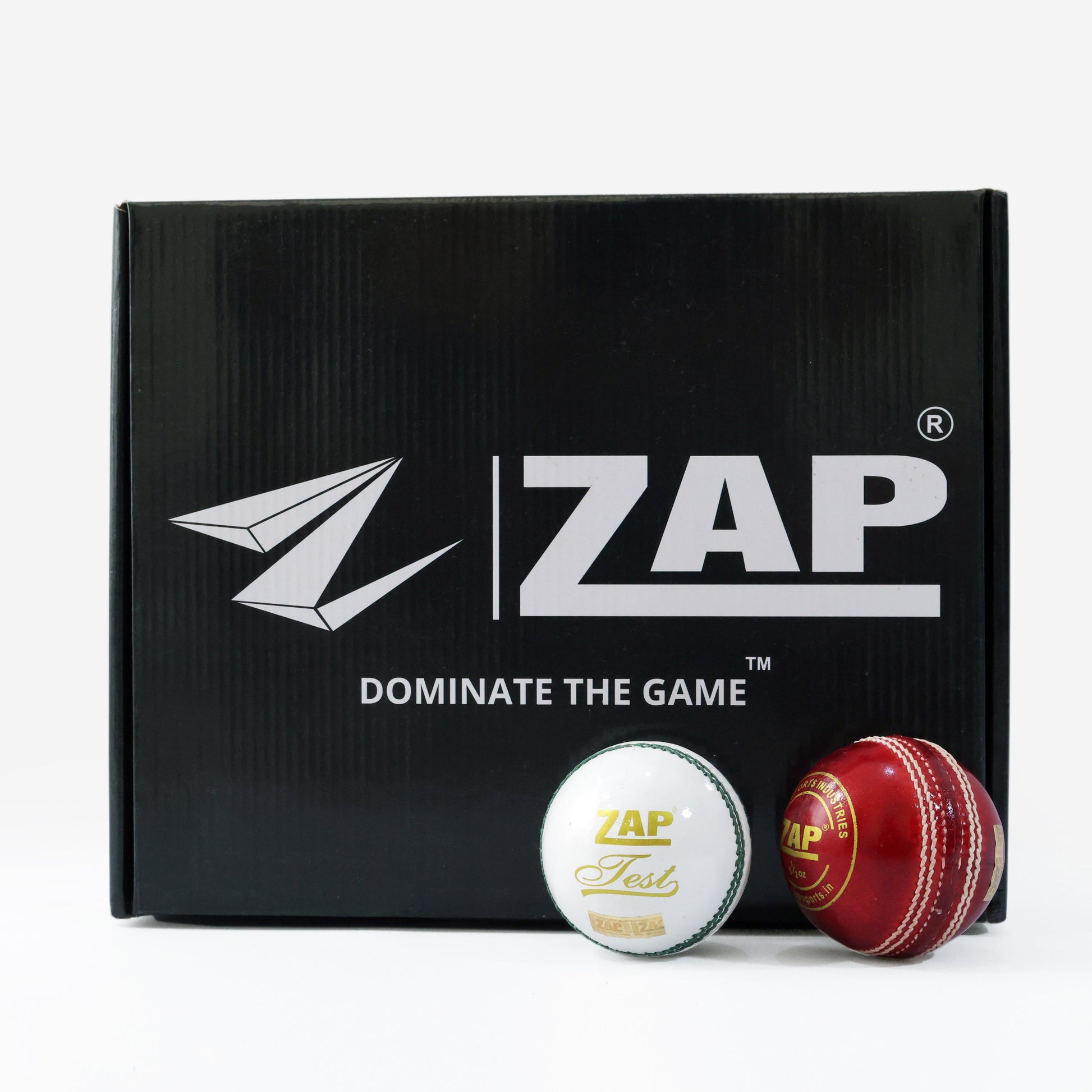 ZAP Test Cricket Leather Ball  EzyKom