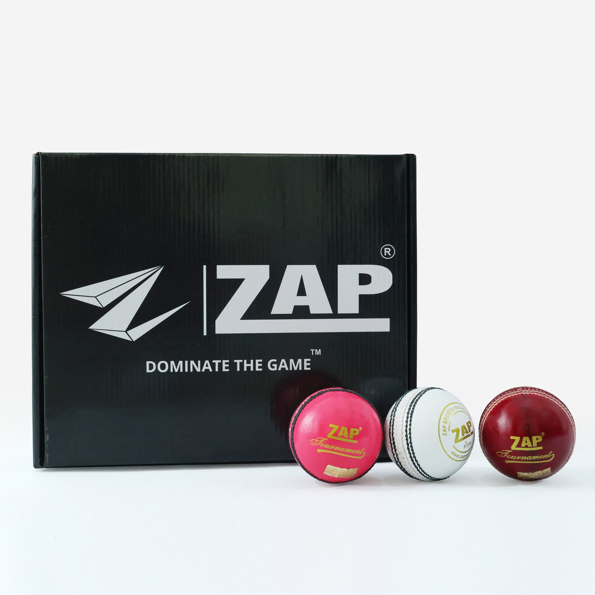 ZAP Tournament Cricket Leather Ball  EzyKom