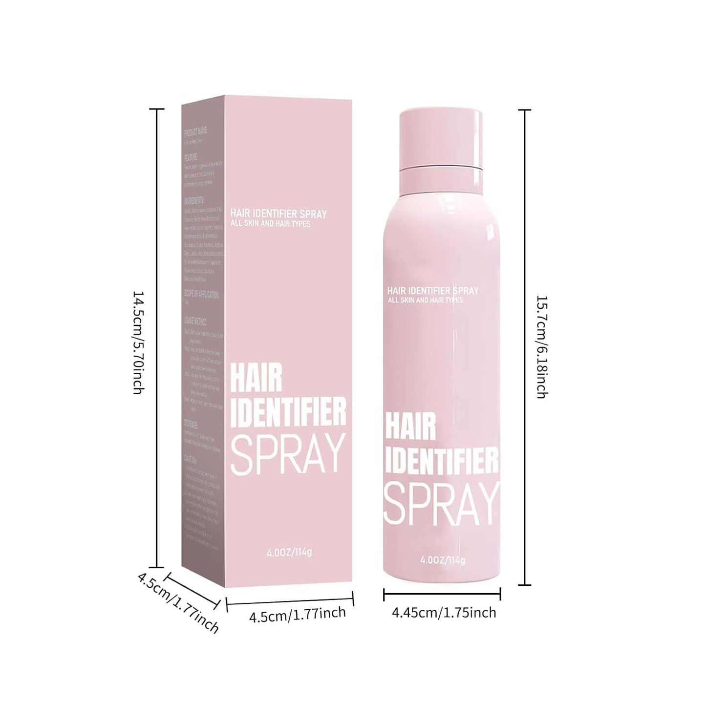 Nuvex Hair Identifier Spray for Face Shaving & Dermaplaning – No-Irritation Depilatory Soothing Spray for Quick & Easy Hair Removal for Women – Includes 4 Razors for Smooth, Flawless Skin  EzyKom