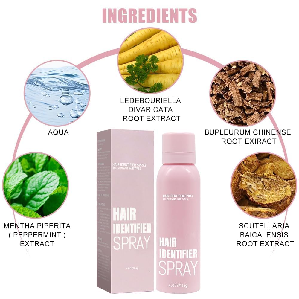 Nuvex Hair Identifier Spray for Face Shaving & Dermaplaning – No-Irritation Depilatory Soothing Spray for Quick & Easy Hair Removal for Women – Includes 4 Razors for Smooth, Flawless Skin  EzyKom