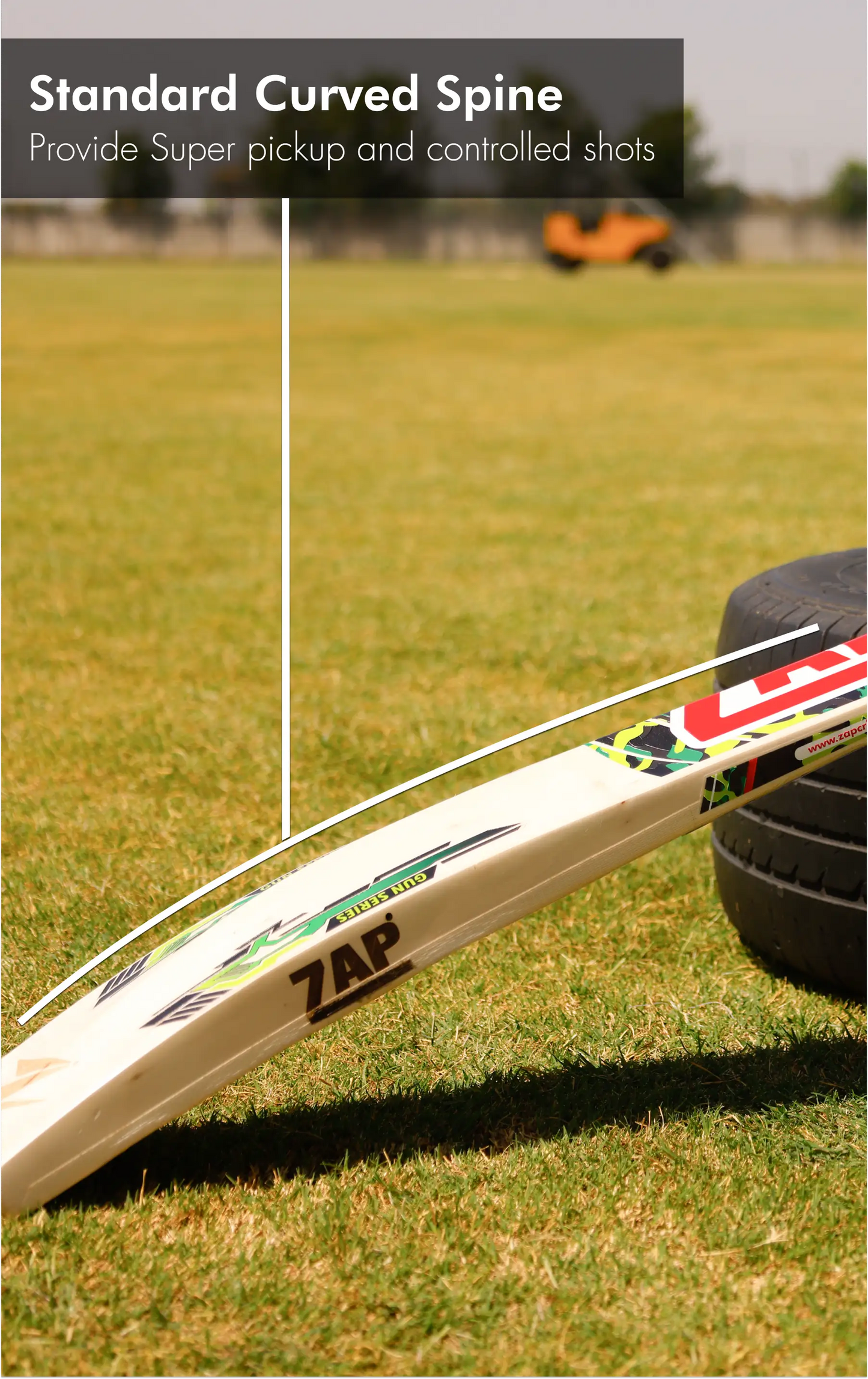 ZAP Gun Colt Army English Willow Cricket Bat  EzyKom