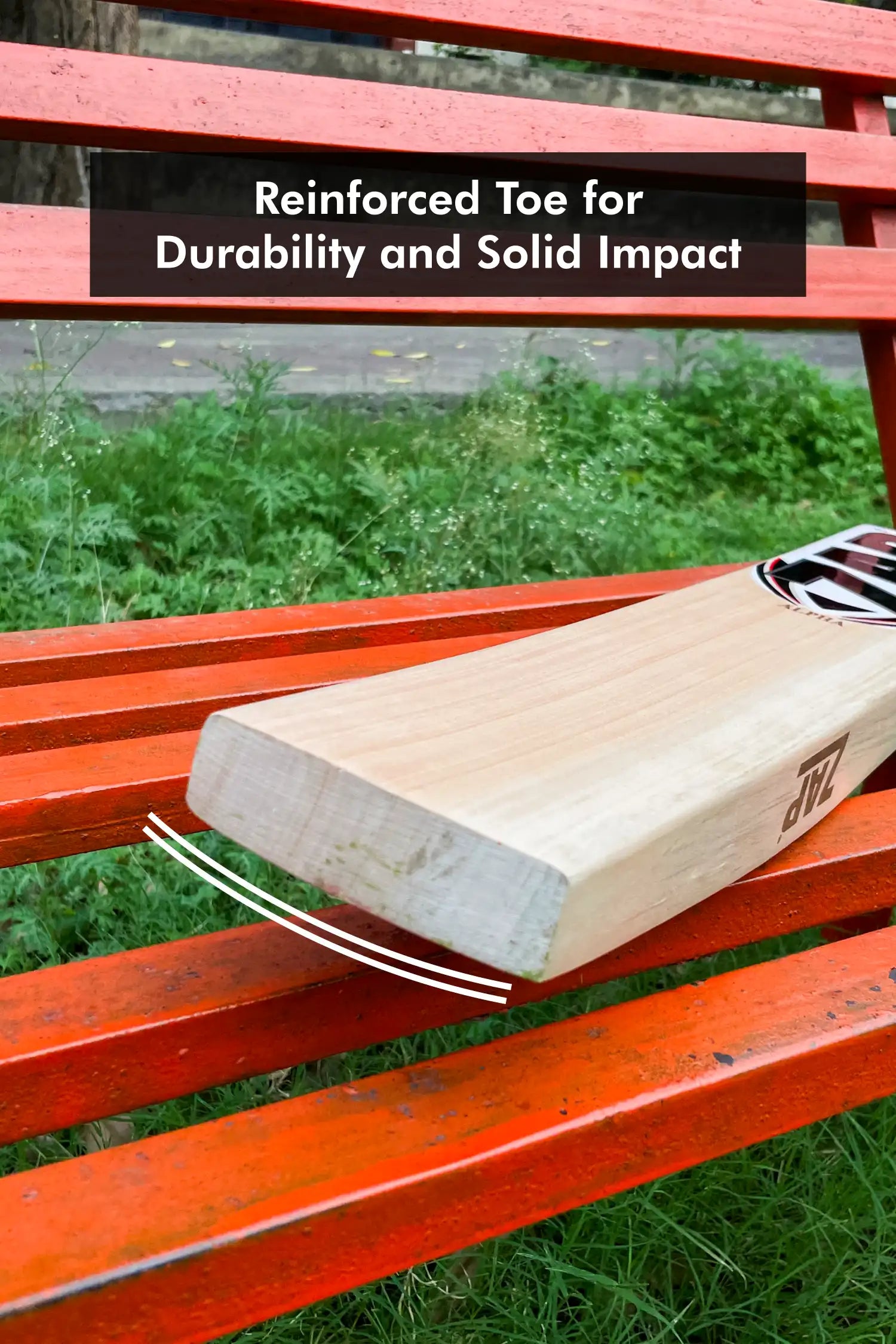 ZAP Alpha Kashmir Willow Cricket Bat (White)  EzyKom