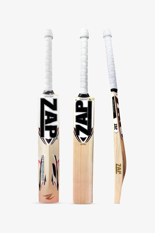 ZAP Alpha Kashmir Willow Cricket Bat (White)  EzyKom