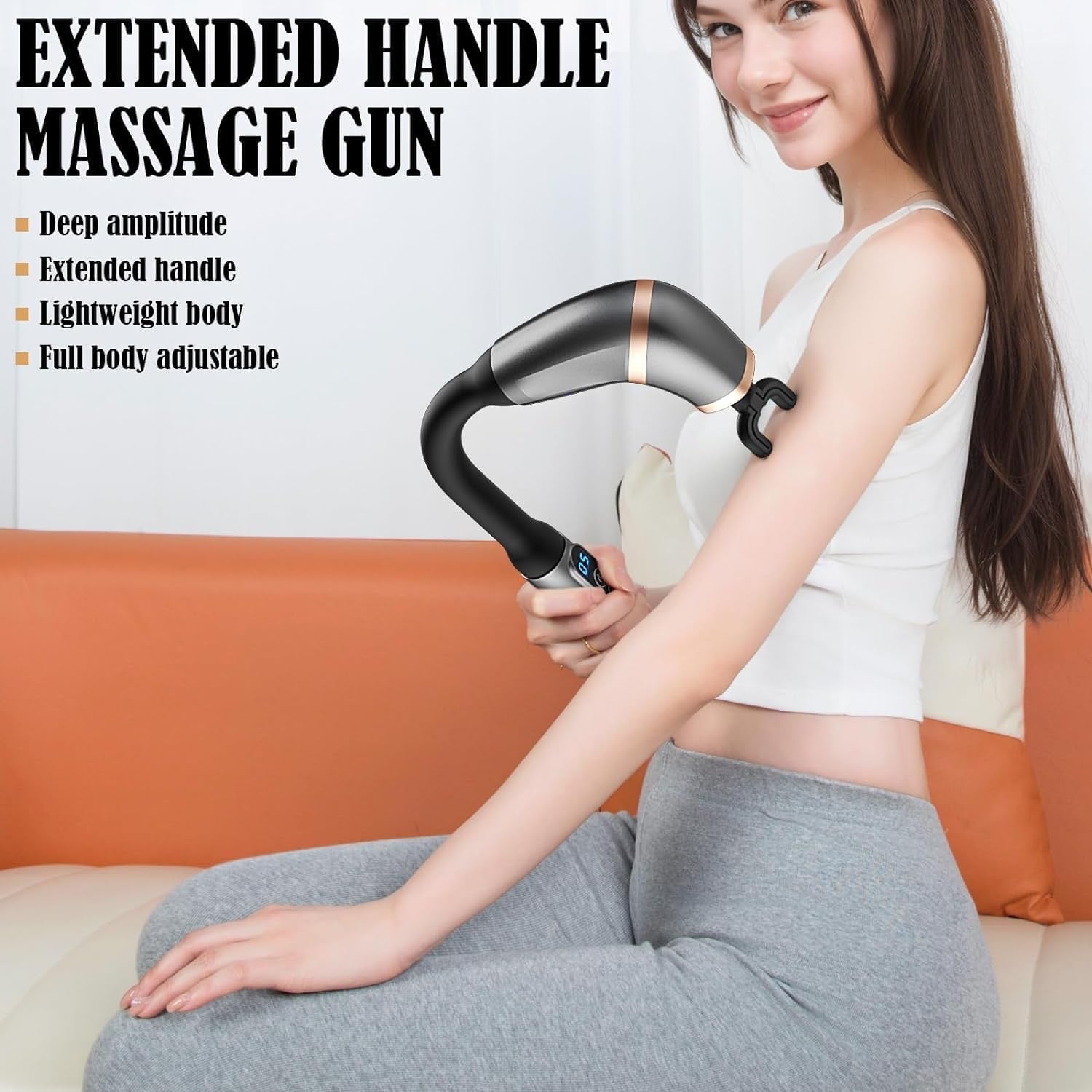 Massage Gun With Extended Handle  EzyKom