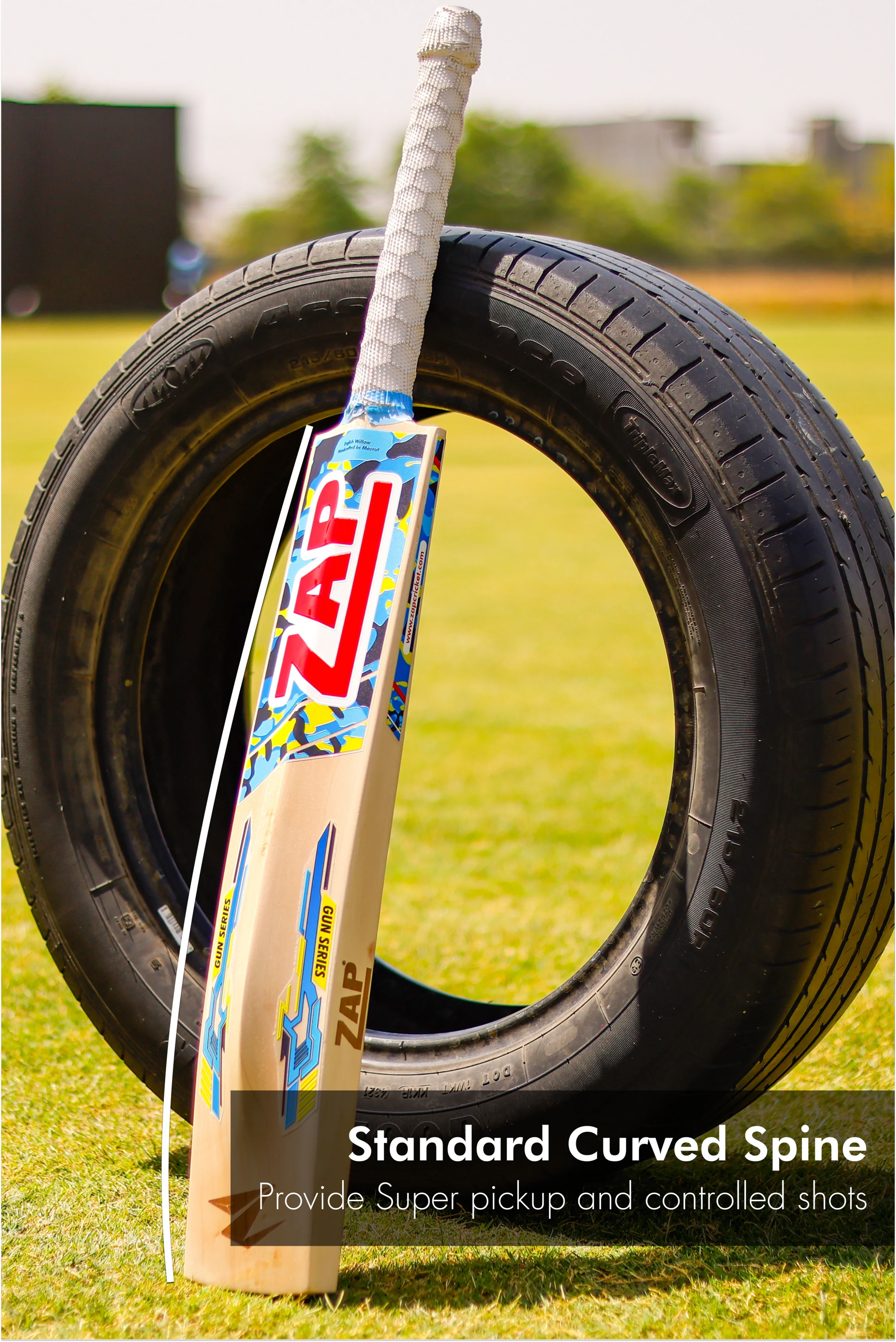 ZAP Gun Carbine 10000 English Willow Cricket Bat (Grade 2)  EzyKom