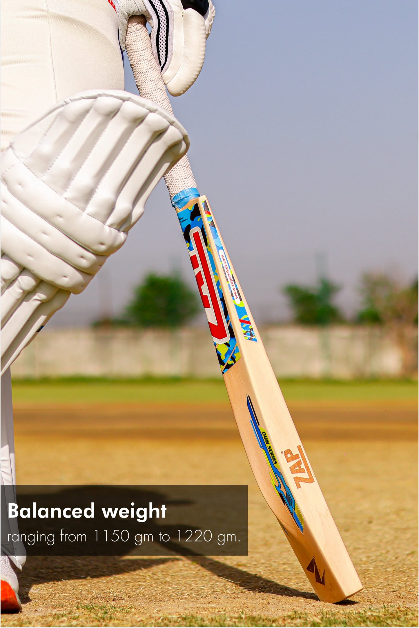 ZAP Gun Carbine 10000 English Willow Cricket Bat (Grade 2)  EzyKom