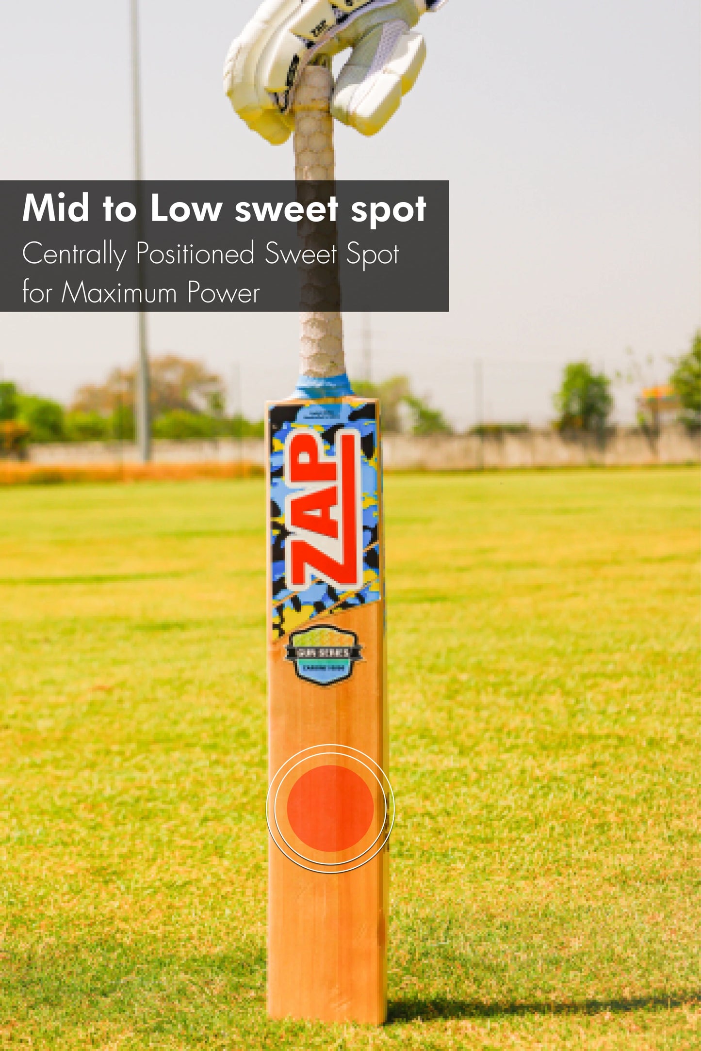 ZAP Gun Carbine 10000 English Willow Cricket Bat (Grade 2)  EzyKom