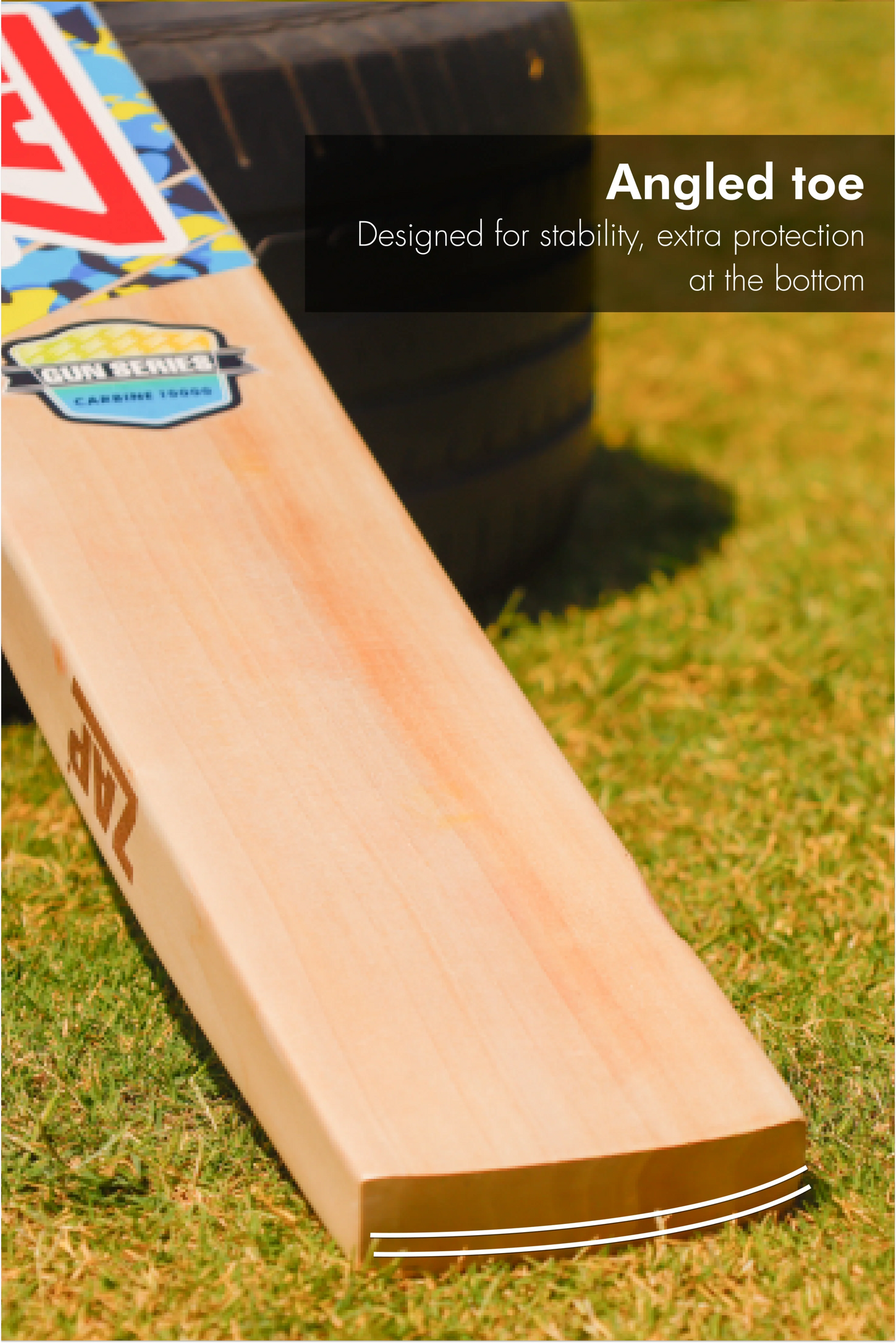 ZAP Gun Carbine 10000 English Willow Cricket Bat (Grade 2)  EzyKom