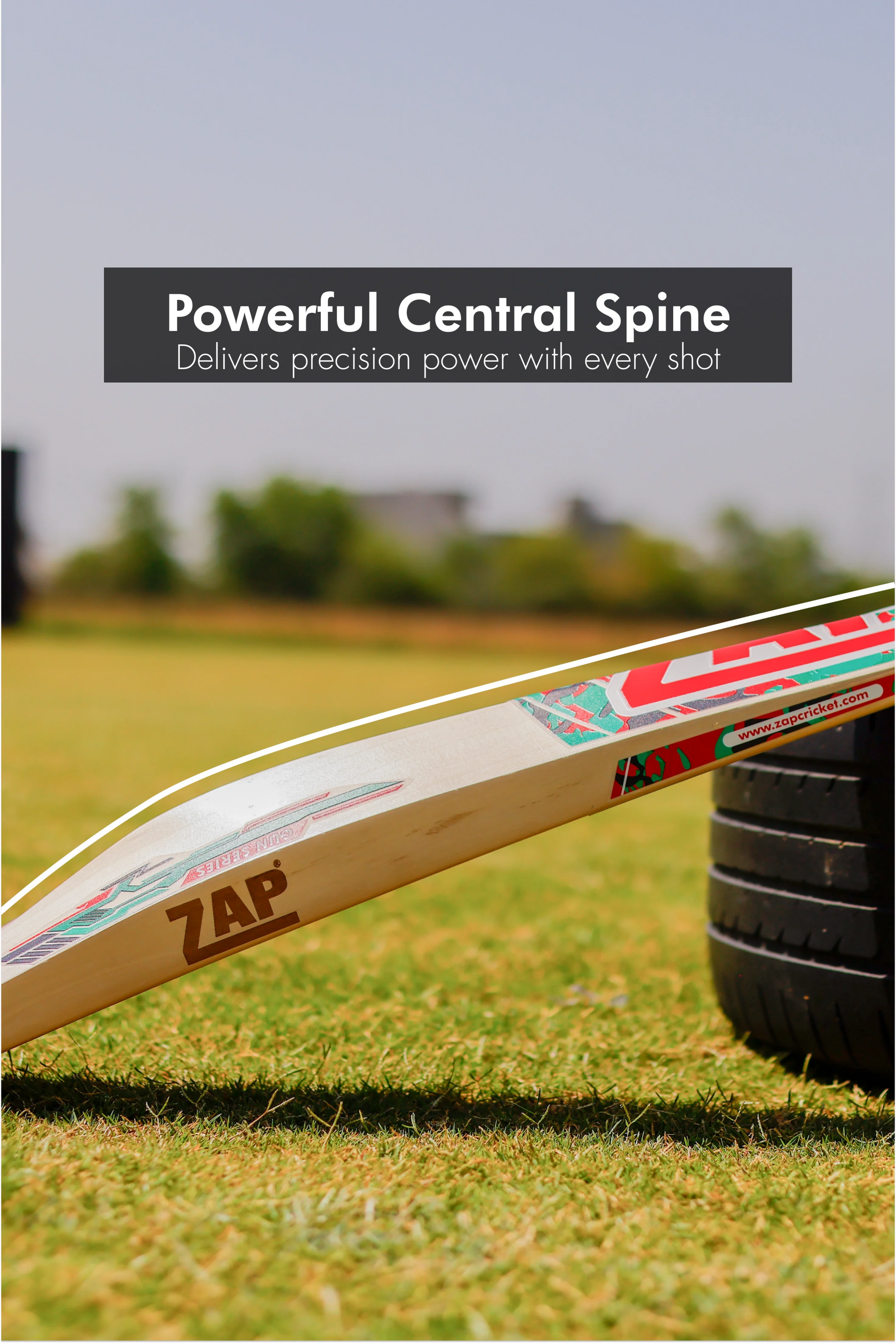 ZAP Gun Pro Tactical English Willow Cricket Bat  EzyKom